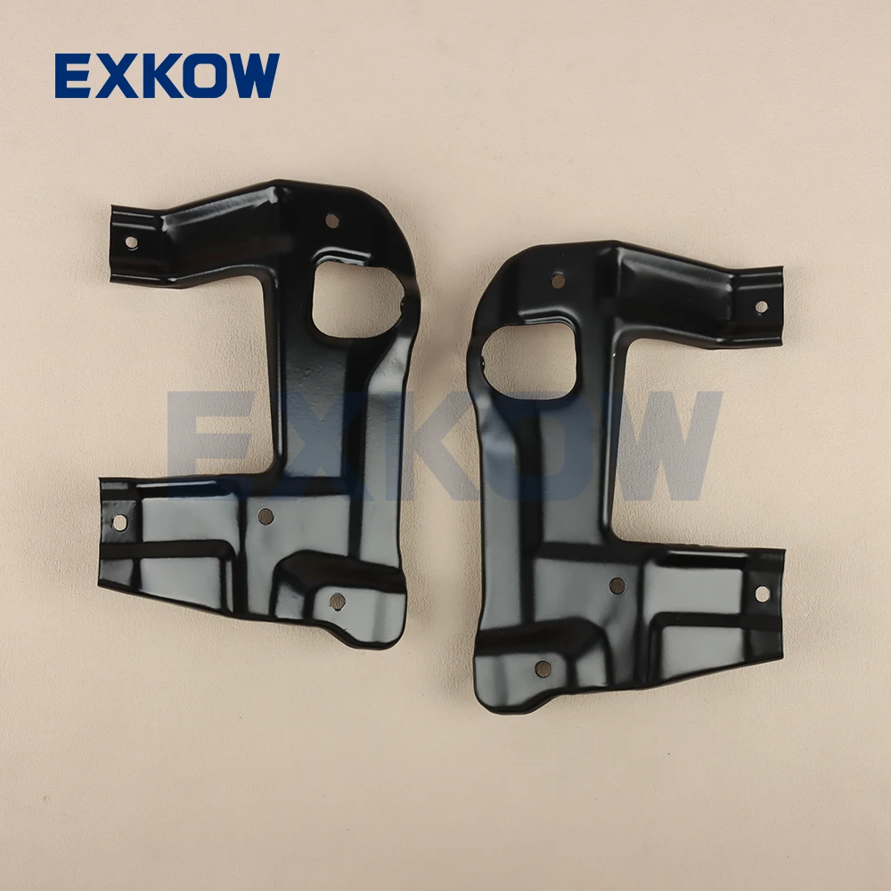 1 Pair Front Bumper Bracket Kit 6400A589 6400A590 fit for Mitsubishi Montero Pajero IV V80 V90 2.8L to 3.8L 2006-2019