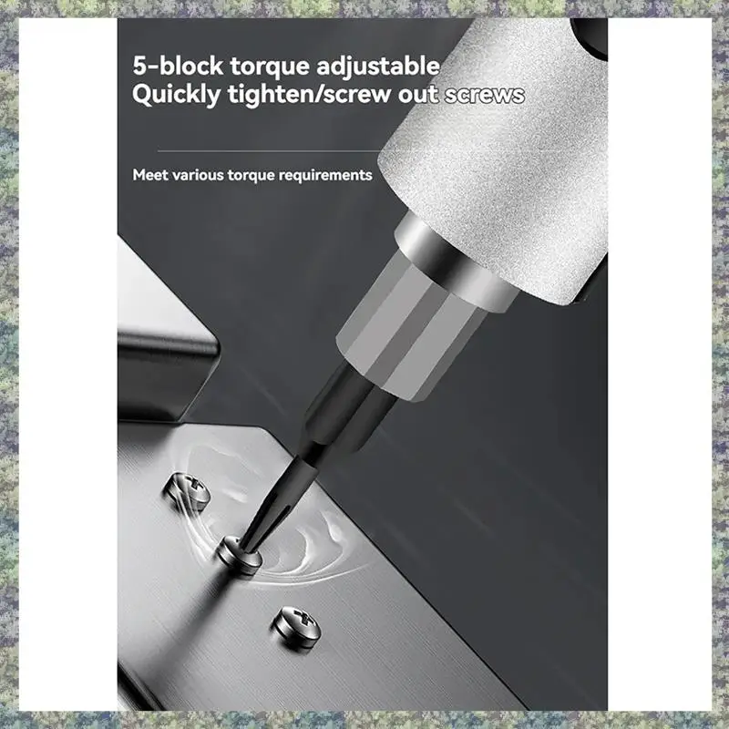 WON Mini Kit de destornillador eléctrico profesional 32 en 1, destornillador de reparación de equipos de precisión, herramientas de reparación de Monitor Ultra-HD