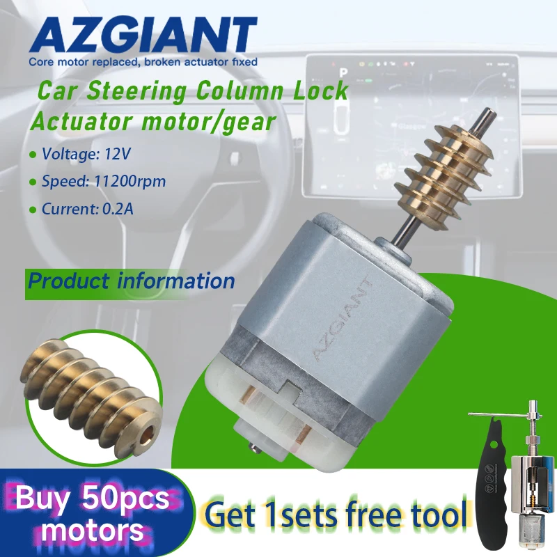 

AZGIANT ESL/ELV Steering Column Lock motor Worm Tools for Acura RLX RDX TL Brand New Interior Replacement Parts DC 12V DIY