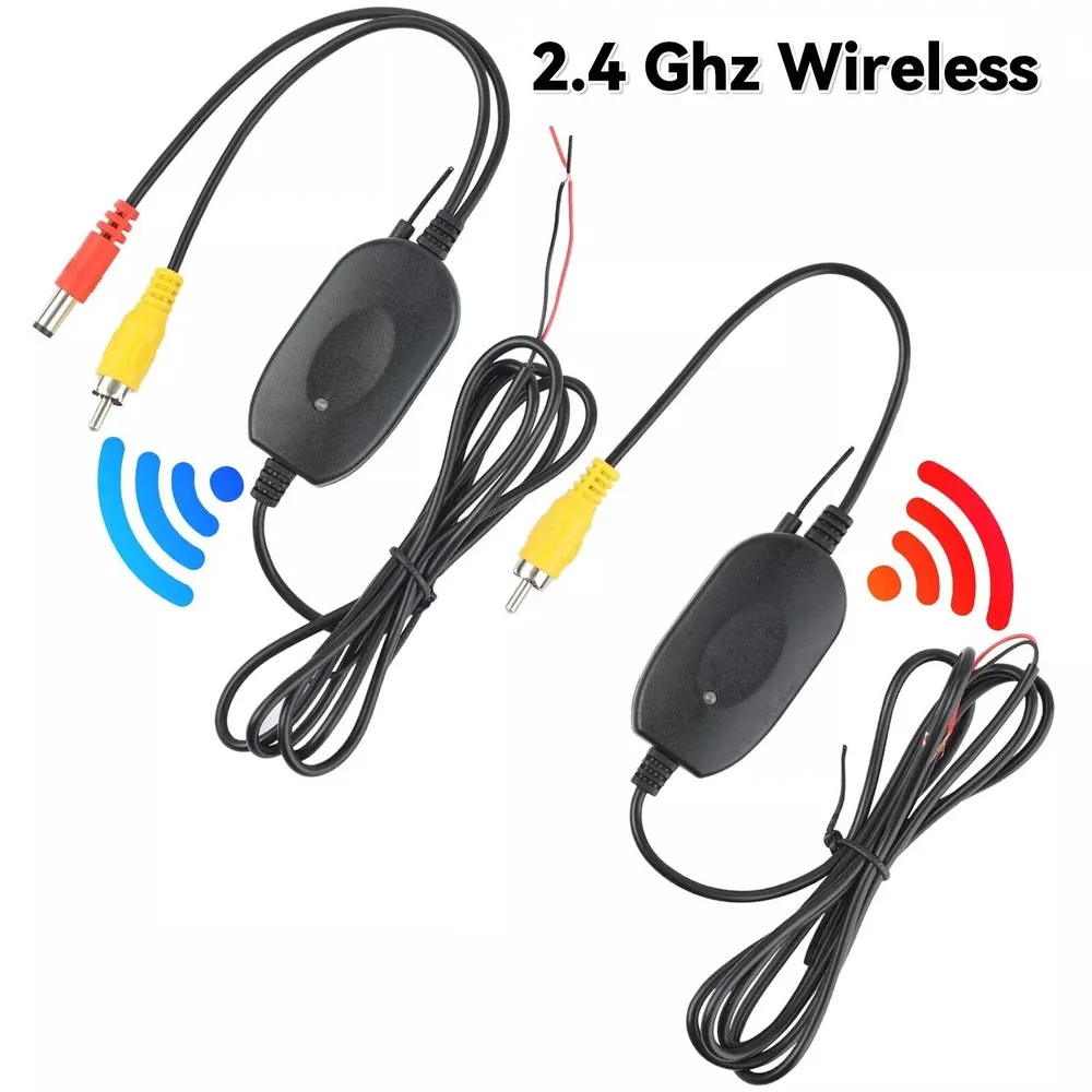 

2.4Ghz Wireless Transmitter Receiver For Car Rear View Backup Camera Monitor