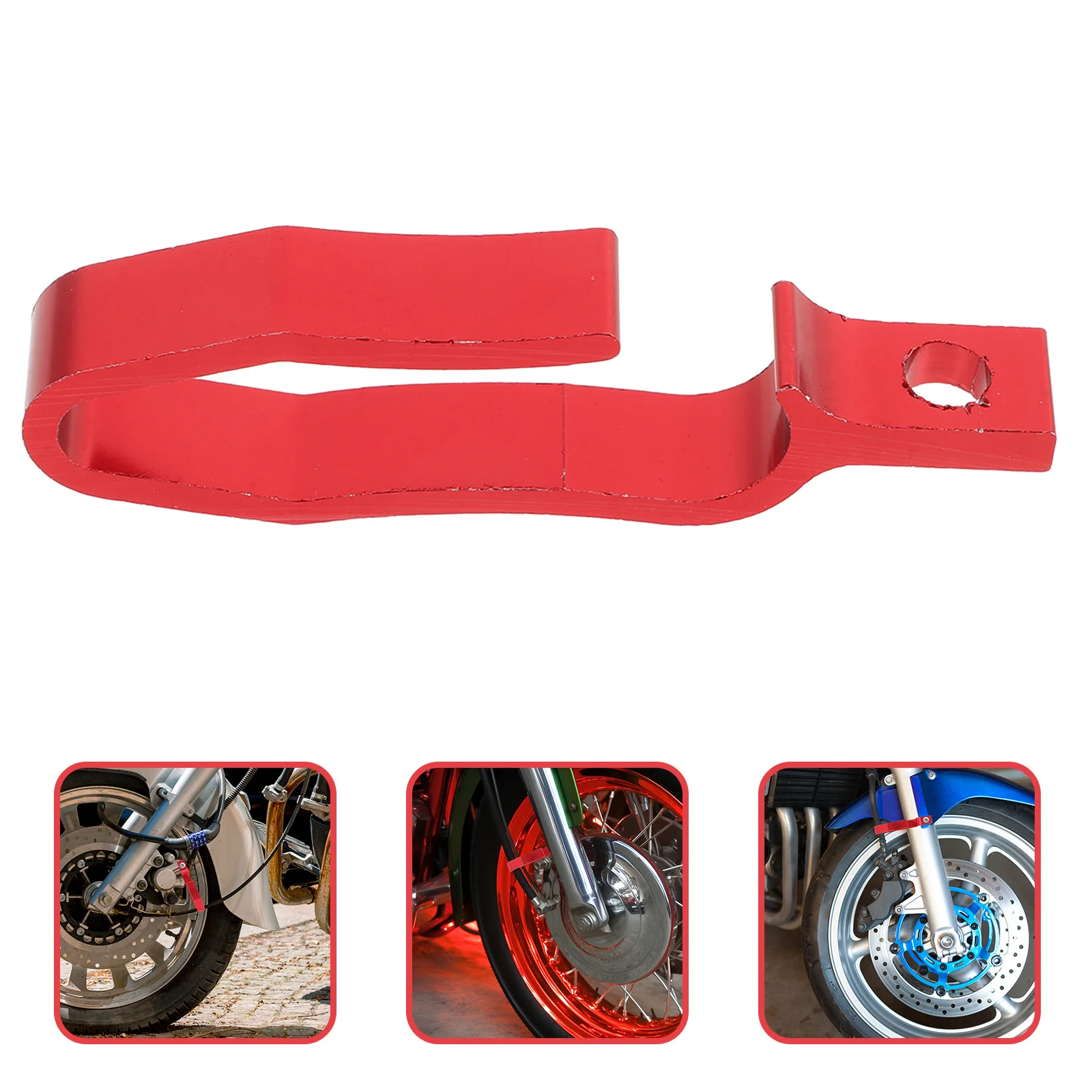 

Brake Line Clamp Aluminum Alloy Oil Pipe Clamp For Motorcycle Durable Hose Mounting Clip Parking Brake Cable Clamps