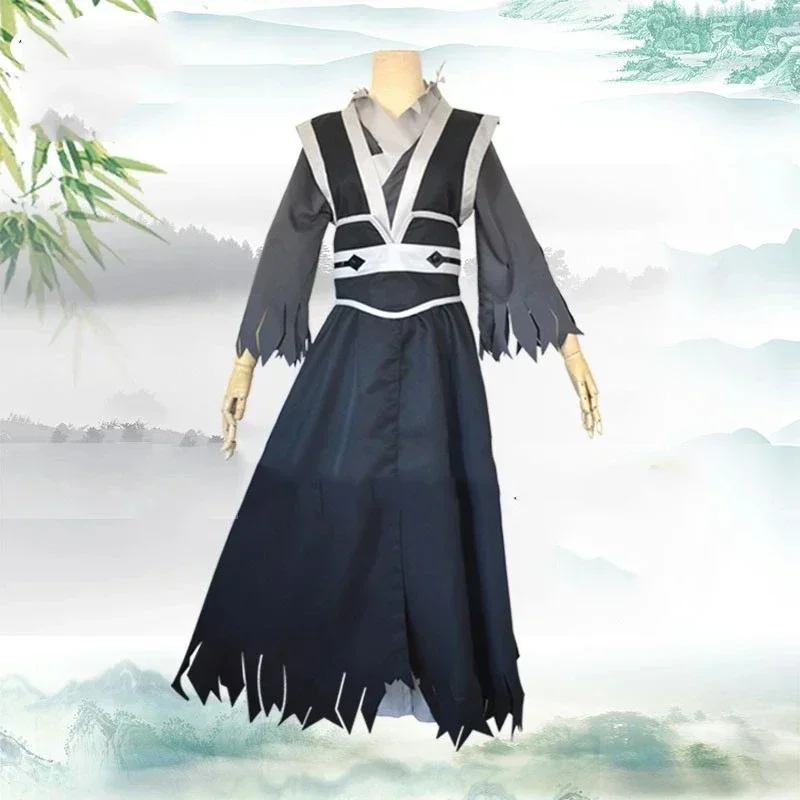 Anime Grandmaster of ic Cultivation Wen Ning Cosplay Costume Men Wen Ning Costume Mo Dao Zu Shi Costumes wig Shoes