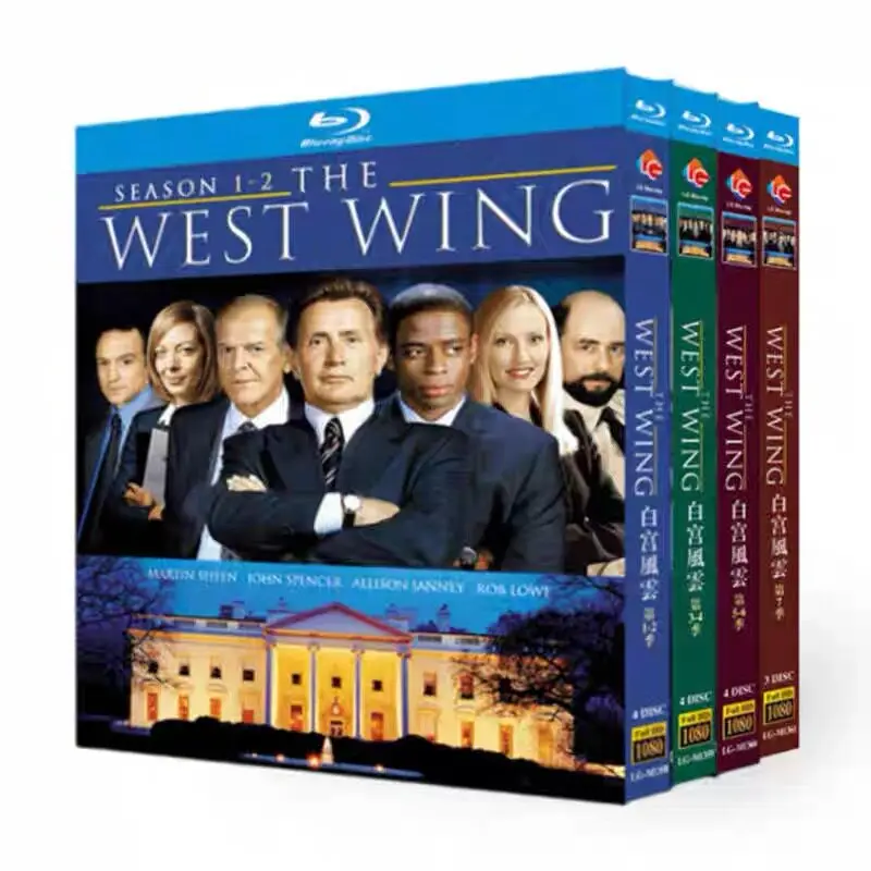 

Blu-ray High Definition US TV Series The West Wing Seasons 1–7 Box Set with English and Traditional Chinese Subtitles