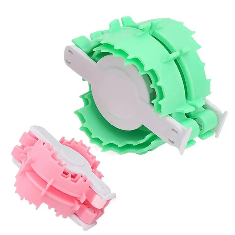 2pcs Portable Fluff Handmade Ball Pompom Maker Tool Heart Shape Yarn Ball Maker Fluff Ball Weaving Tool Yarn Pompom Maker