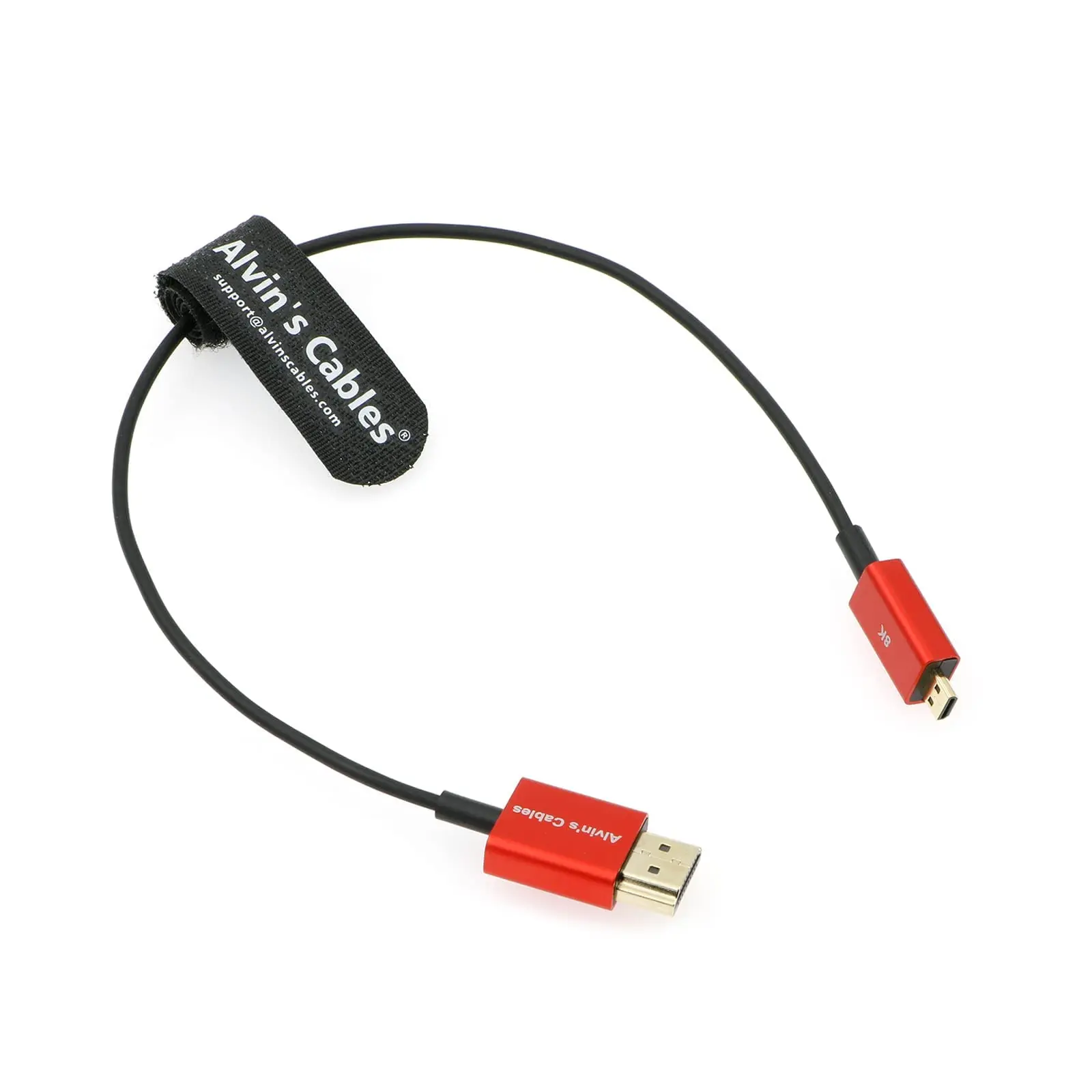 

Кабели Alvin. Спиральный кабель Micro HDMI — HDMI.