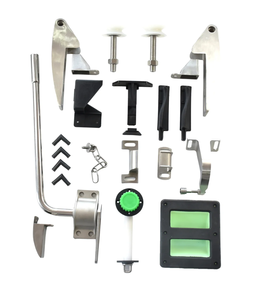 Cold Storage Room Door Sliding Hinge Fittings Semi Embedded Type Container Door Hardware Replacement Accessories