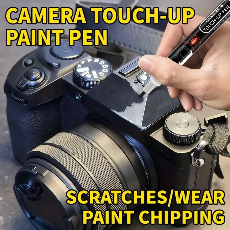 Camera Touch-Up Pen | Fix Fading/Scratches/Paint Loss | For DSLR/Digital/Instant/Film Cameras & Mounts