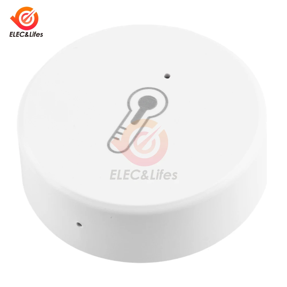 Tuya ZigBee Real Time Temperature And Humidity Sensor Work With Alexa Google Home Smart Home Smart Life/Tuya Smart App Control