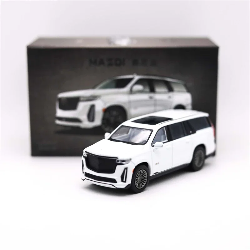 

MASDI 1:64 Escalade White Die-Cast Car Model Collection Miniature