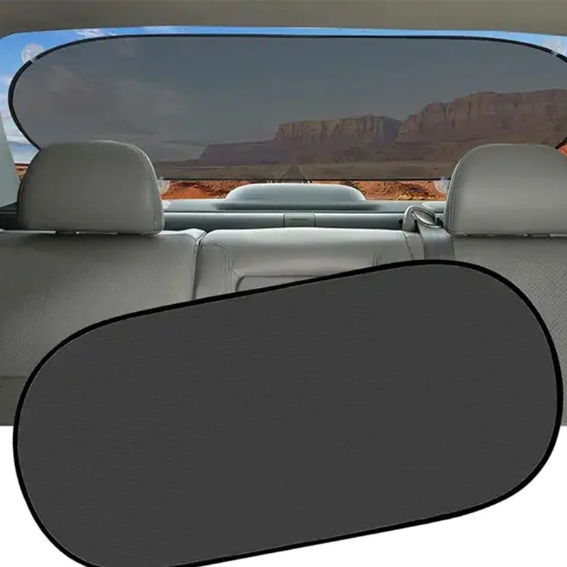 UV Protection Folding Auto Rear Window Sunshade Car Front Windshield Car Shade Curtain with Suction Cups