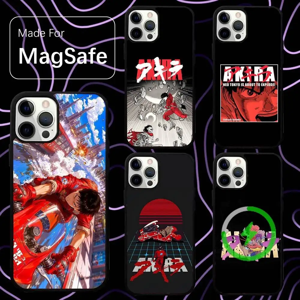 

Anime AKIRA Moto Phone Case For iPhone 16,15,14,13,12,11,Pro,Max,Plus,Mini,SE New Magsafe Magnetic Wireless Charging