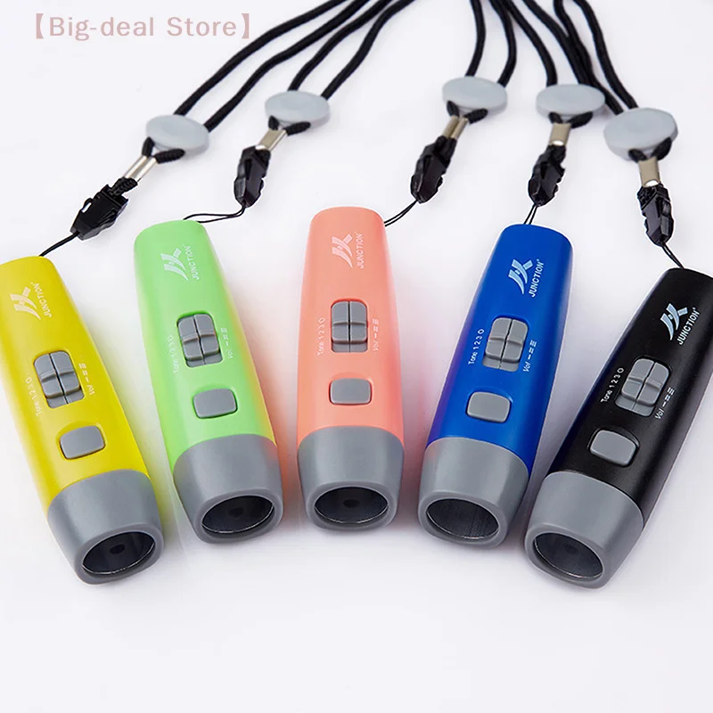 【M】Electric Whistle 3 Sound Effects Adjustable Whistle Handheld Whistle With Cord For Football Basketball Volleyball Hockey 1PC