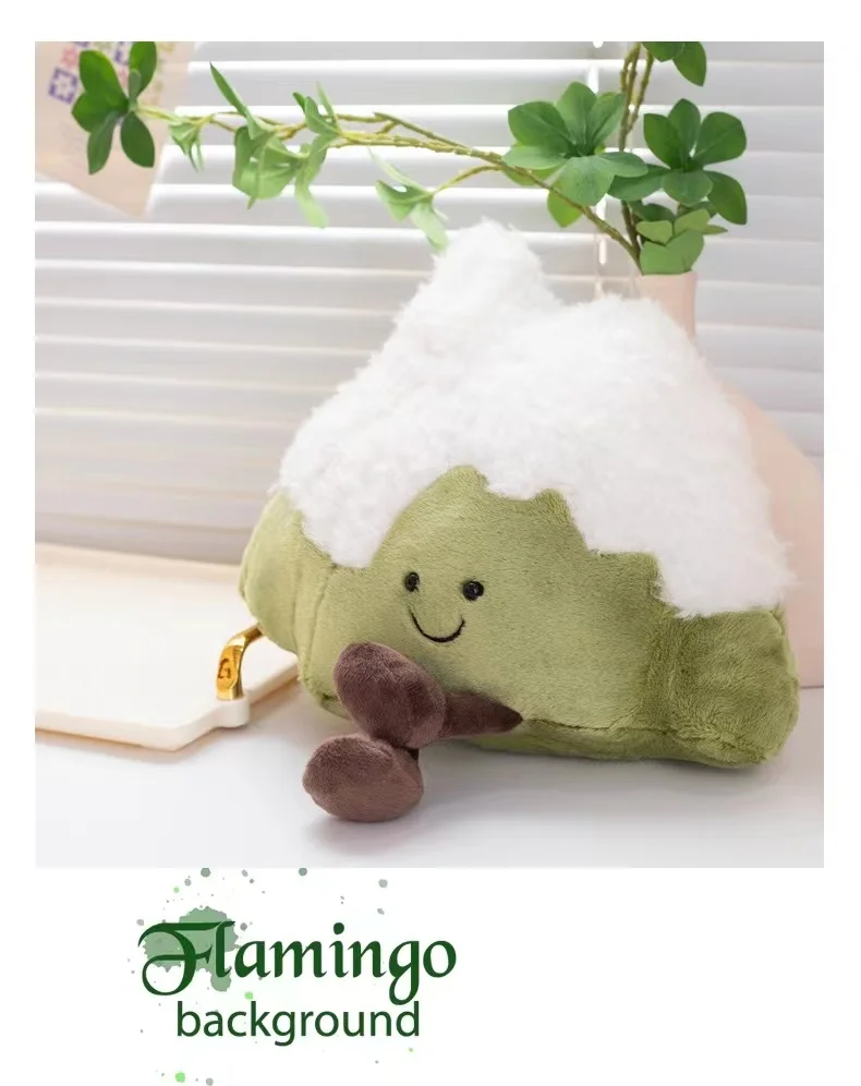 Bellissimo regalo decorativo per peluche di montagna delle nevi