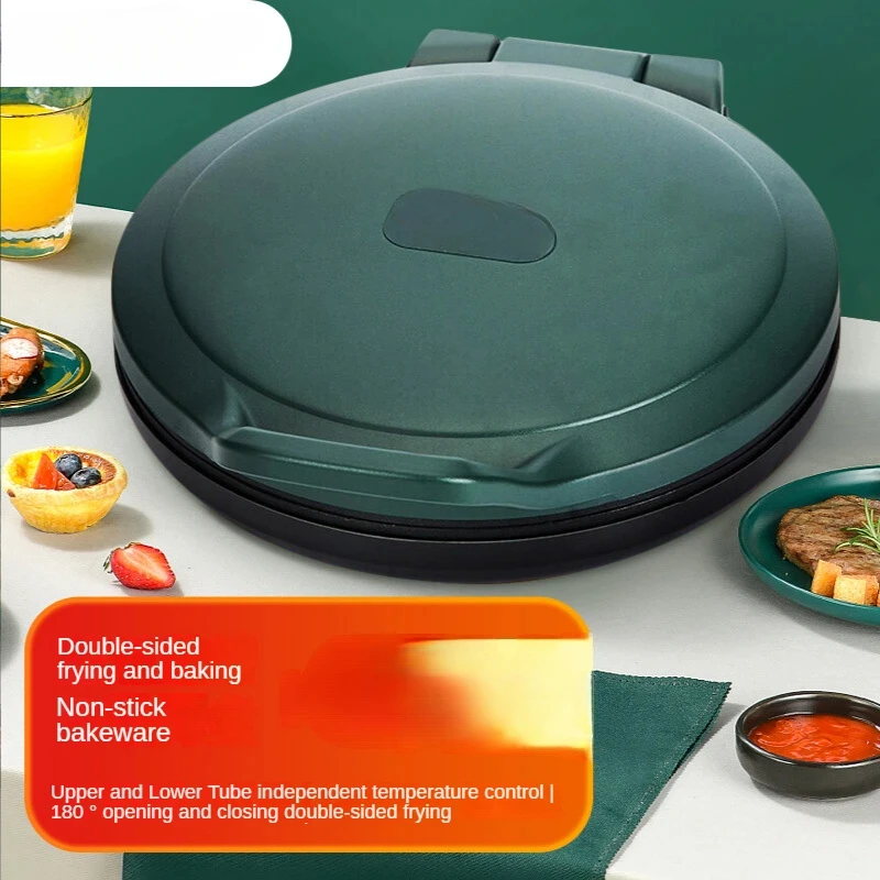 Electric Pancake Pan Multi-function Home Frying and Baking Machine Double Sided Suspended Pancake Flipper JK30-GK112