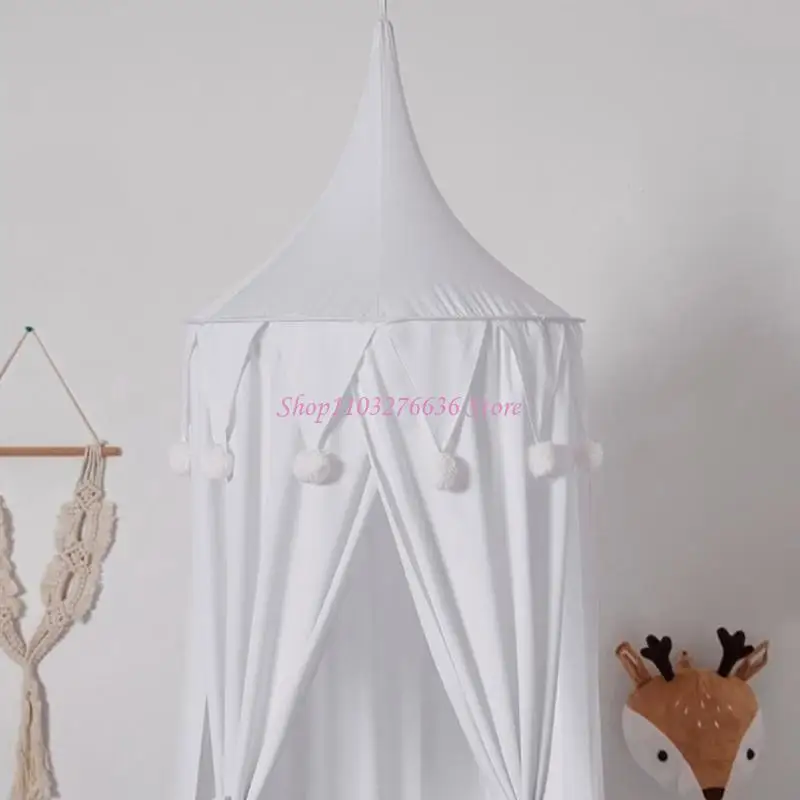 R6FD Trẻ Bed Canopy cho phòng ngủ Mái vòm tròn cho trẻ