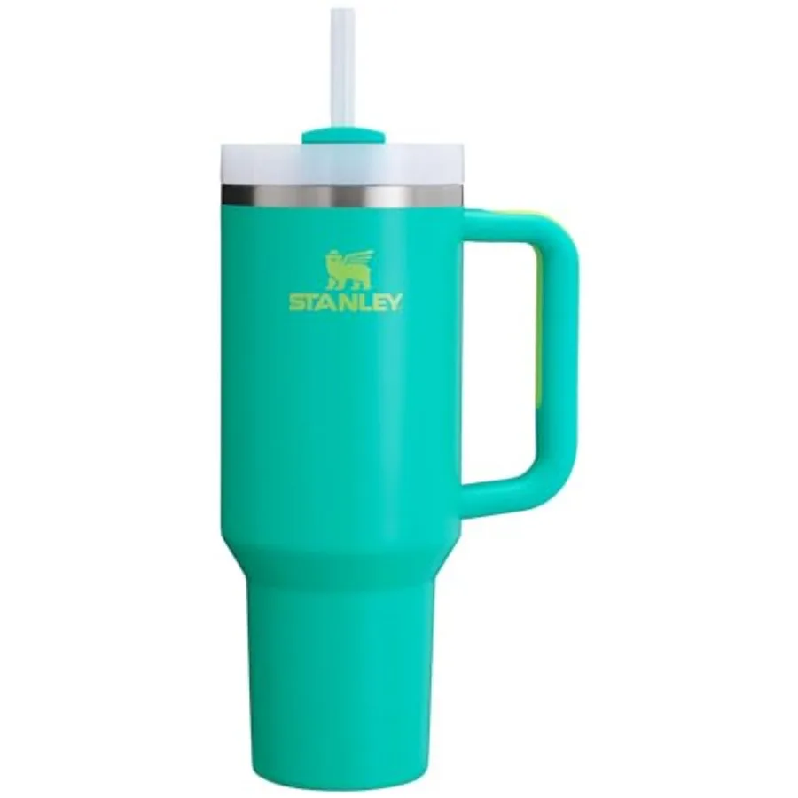 

Термокружка Quencher H2.0 с ручкой и соломинкой, 40 унций, с крышкой Flowstate на 3 положения, совместима с держателем для стаканов, для путешествий, из нержавеющей стали, с изоляцией