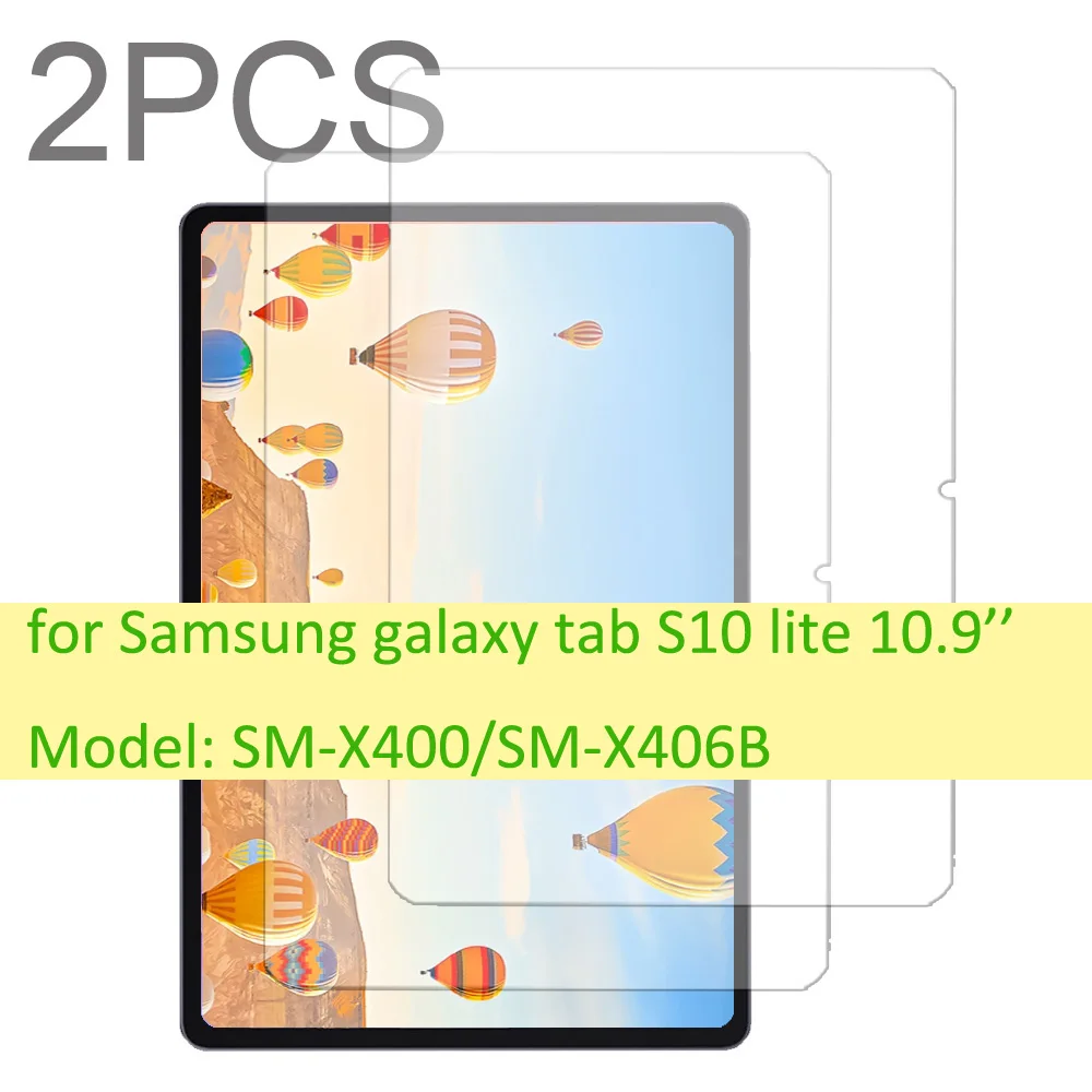 2-حزمة لسامسونج غالاكسي تبويب S10 لايت 10.9 '' 2025 اللوحي الزجاج المقسى واقي للشاشة 2-حزمة طبقة رقيقة واقية HD المضادة للخدش