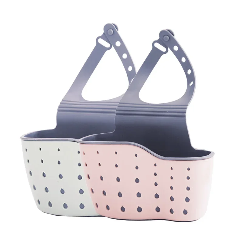 Kitchen sink drainage hanging bag small shelf sponge pool storage supplies hanging basket drainage rack