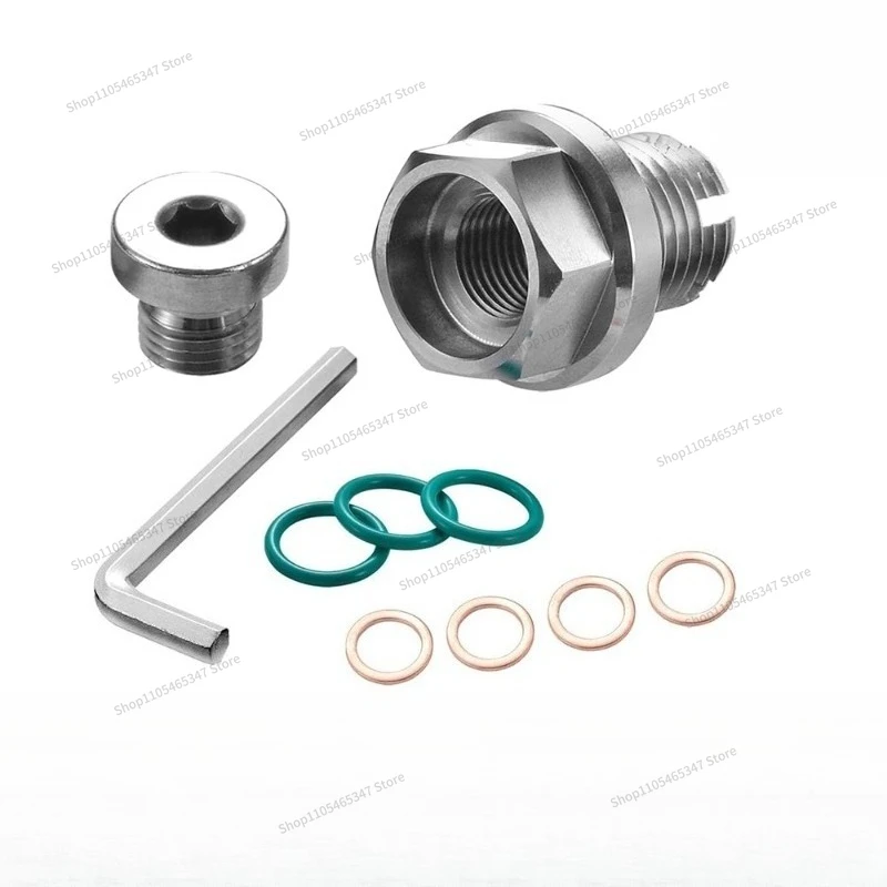 For Self-tapping Screw Oil Pan Oil Drain Plug Repair Kit with O-ring Oil Drain Plug Three Packs