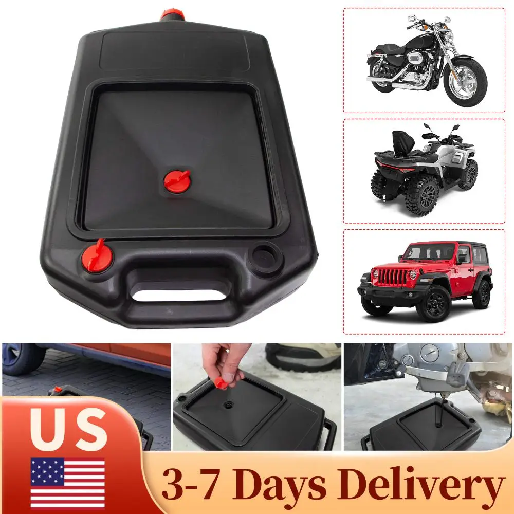 

8L Oil Drain Container Large Capacity Oil Receiving Basin Anti Splash Heavy Duty Oil Change Tray for Cars & Motorcycles