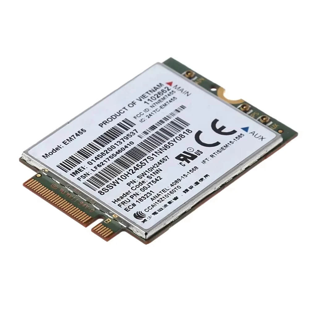 EM7455 FRU 00JT542 LTE Cat6 M.2 Module 4G WWAN Card For X260 T460