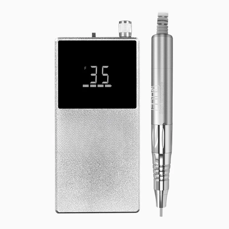 Portable Brushless Nail Polisher Waterproof and Dustproof Professional Nail Remover Non-hot 35000 with Pause