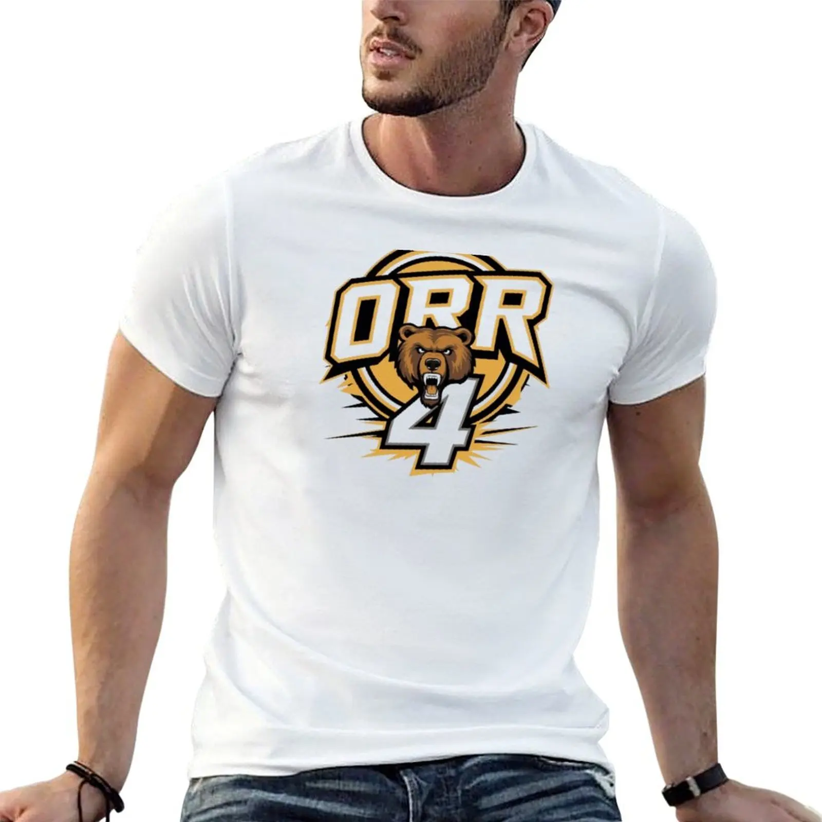 

#4 Bobby Orr. T-Shirt printed t shirts for man man t shirts for men T-Shirt
