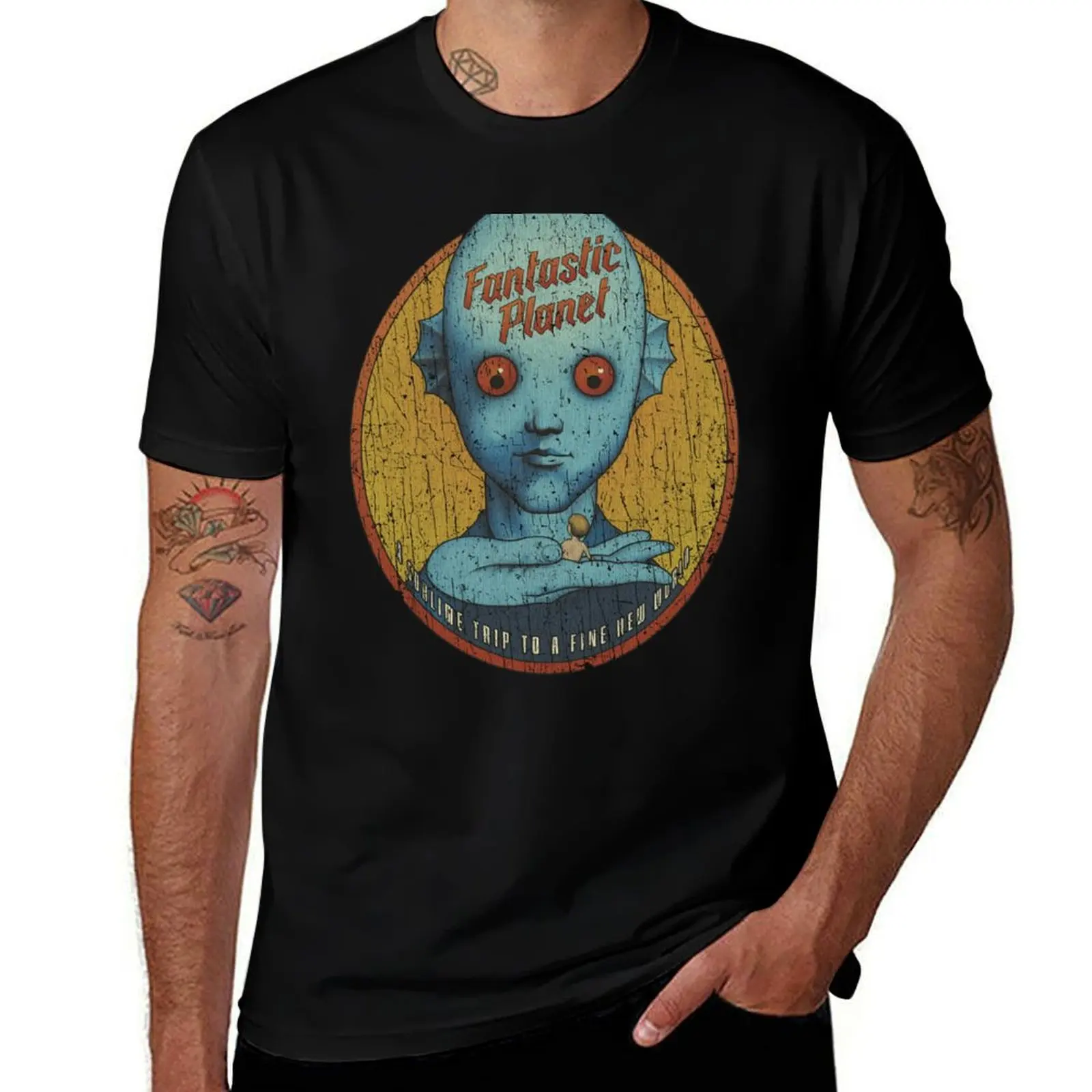 

vintage man Planet shirts shirt 1973 for t cotton man Fantastic graphic t T-Shirt pack tshirt