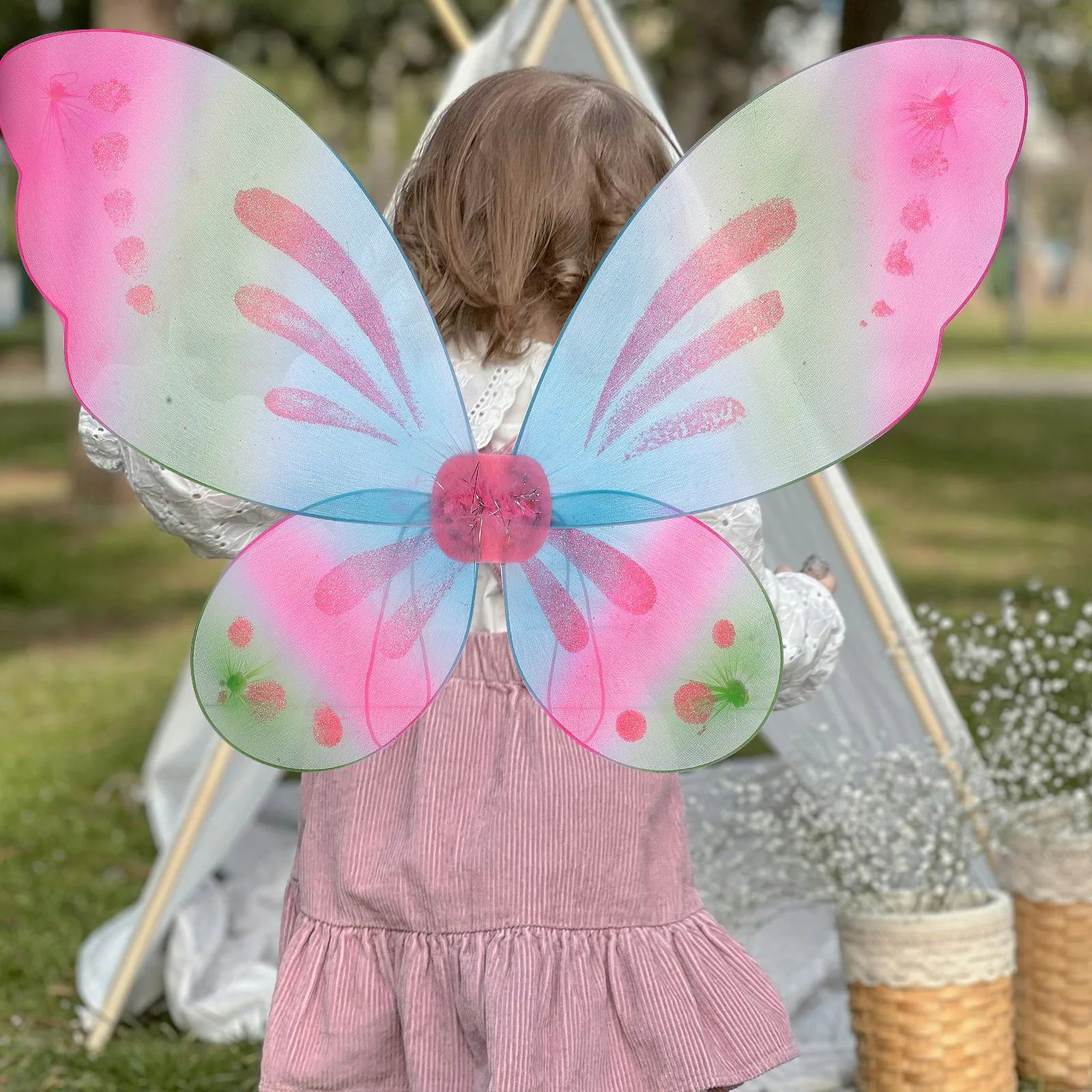 

Butterfly Wing Large Decorative Cosplay Costume Party Prop Birthday Performance Fairy Wing for Butterfly Decoration