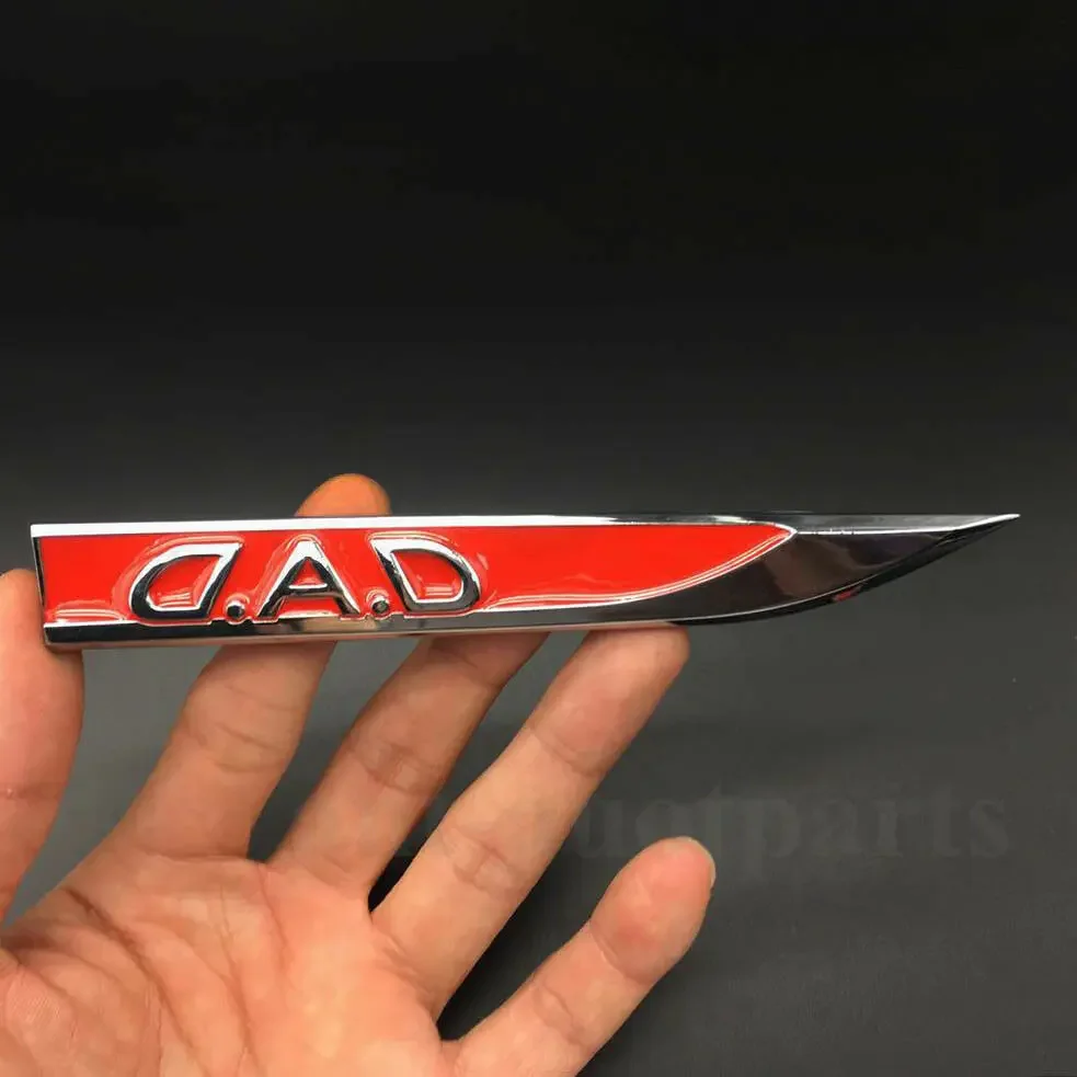 

Пара металлических Garson DAD VIP, роскошная авто эмблема, наклейка на автомобиль, значки на крыло