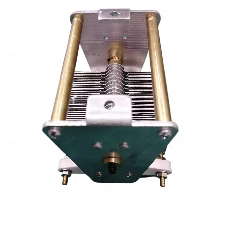 

500pF Air Variable Capacitor, 1000V Adjustable Vacuum Capacitor for Radio & Amplifier Tuning, 500P Variable Capacitance