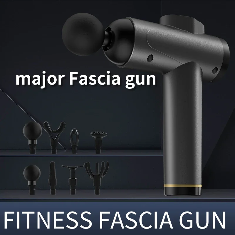 

Electric Massage Gun 99 Gears Deep Facial Tissue Massgaer 8 head Arms Back Leg Muscle relaxation For Body Arm Sport Fitness