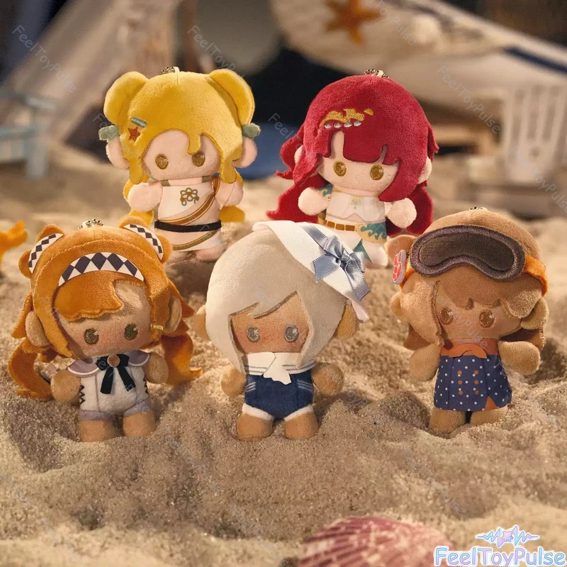 Return to the Future Anime Characters Swimsuit Series Beach Theme Collection Toy Scene Set Desktop Ornaments Gifts for Fans