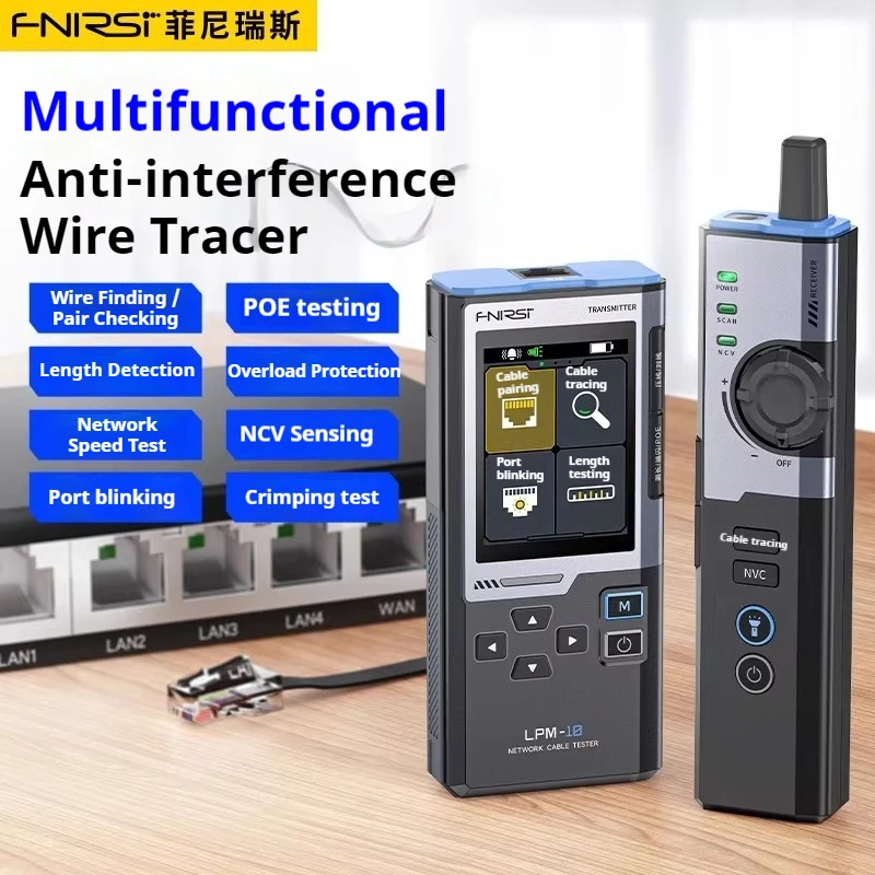 FNIRSI LPM-10 ネットワークアナライザー POE ケーブルテスター