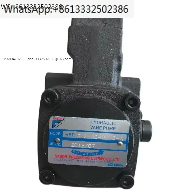 HABOR HYDRAULIC VANE PUMP HBP-F12-A0-01-2-A HBP-F15-A0-01-2 HBP-F8-A0-01-2 HBP-F20-A0-01-2 HBP-F30-A0-01-2 HBP-F40-A0-01-2