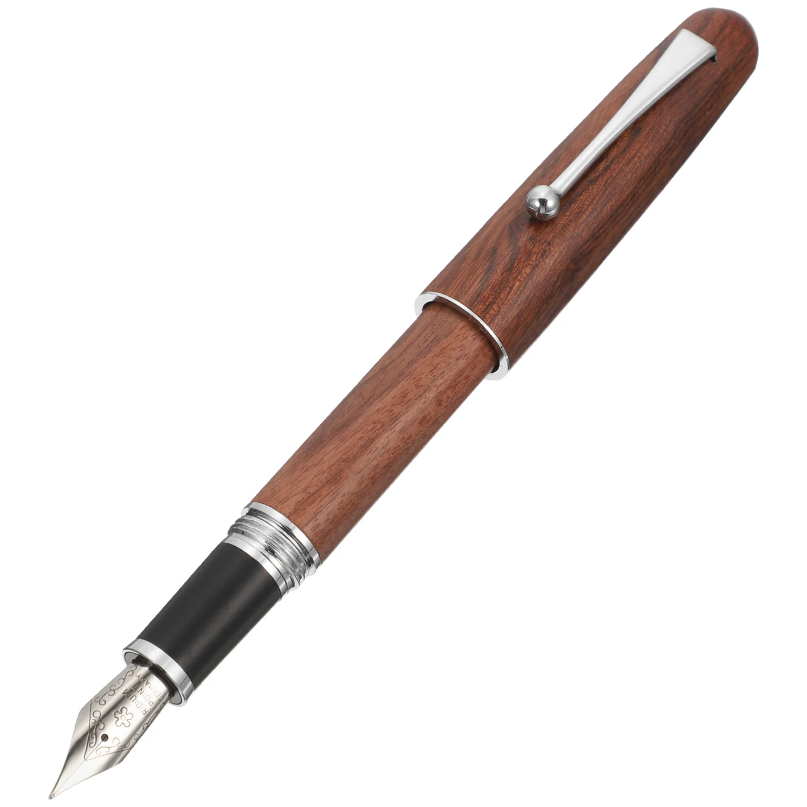 

Premium Calligraphy Fountain Pen Gift For Students Kids Small Wooden Fine Tip Wallet Pocket Writing Office Travel Stationery