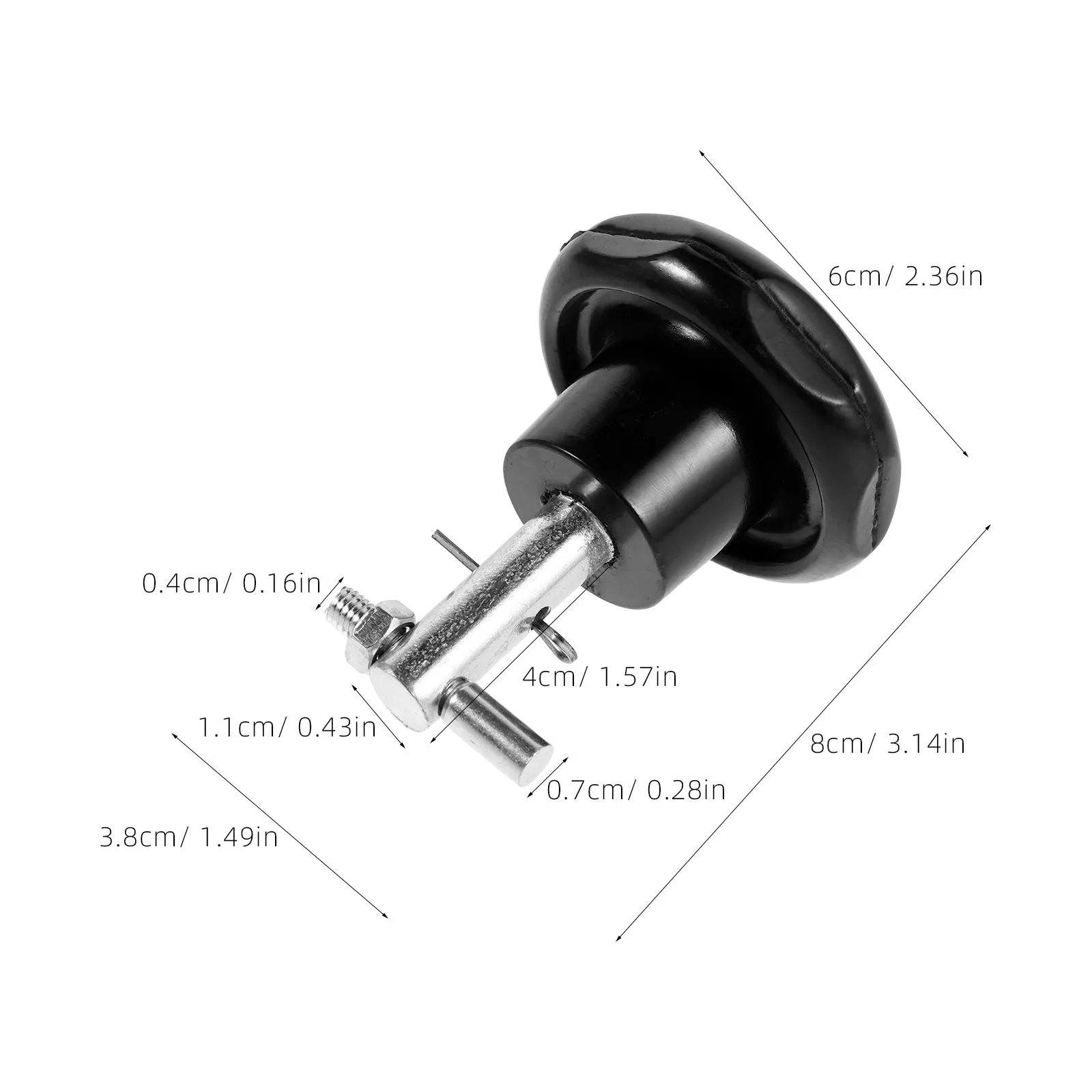 Heat Resistant Safety Handle for Heating Stove Oven Cooktop Anti Scald Grip Replacement Part for Home Kitchen Workshop