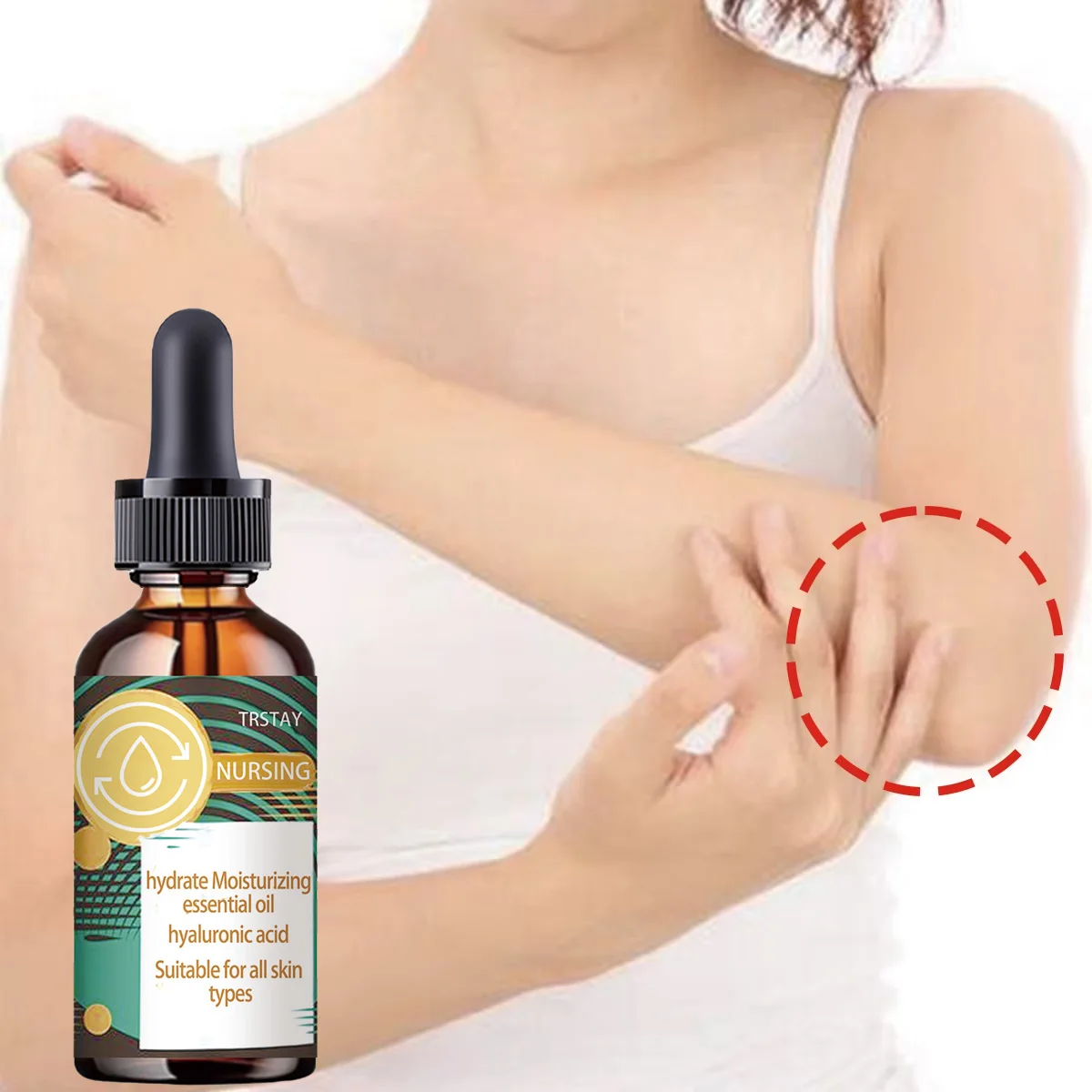 Moisturizing essential oil hyaluronic acid is suitable for all skin types.