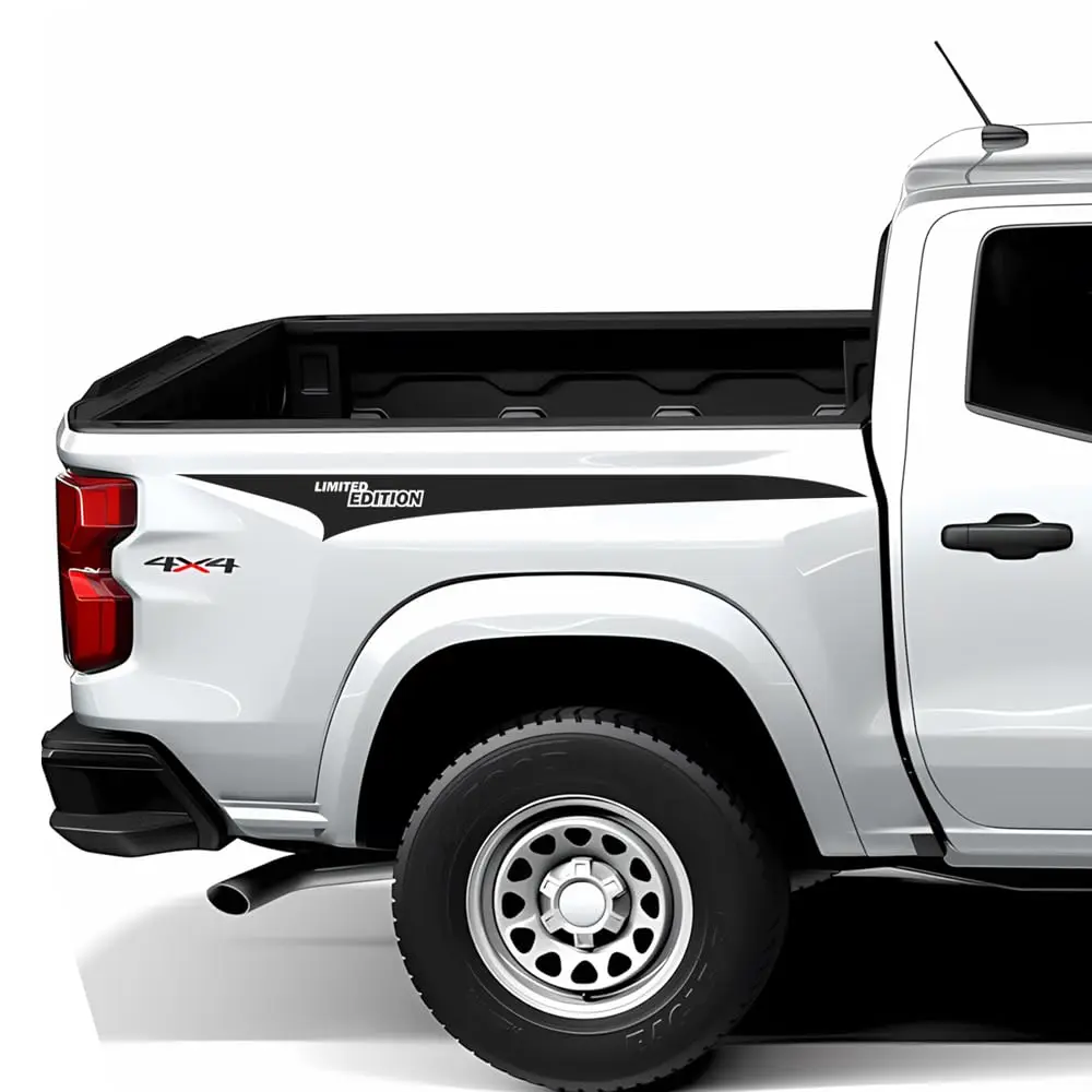 

Car Rear Side Stripes Kit Decal Sticker Vinyl Limited Edition Graphic Design Compatible with Chevrolet Colorado 2023-Present