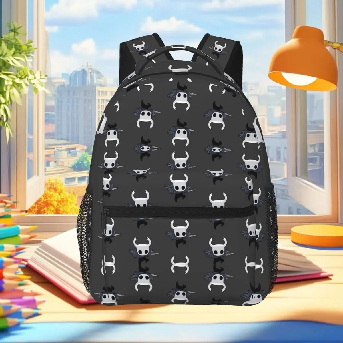 Hollow Knight Attack Backpack Student Boys Girls BookBag Children School Bag Laptop Shoulder Bags for Men Women