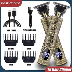 Electric Hair Cutting Machine Vintage T9  Hair Cutting Machine Professional Barber Men Trimmer Shaver hair clipper