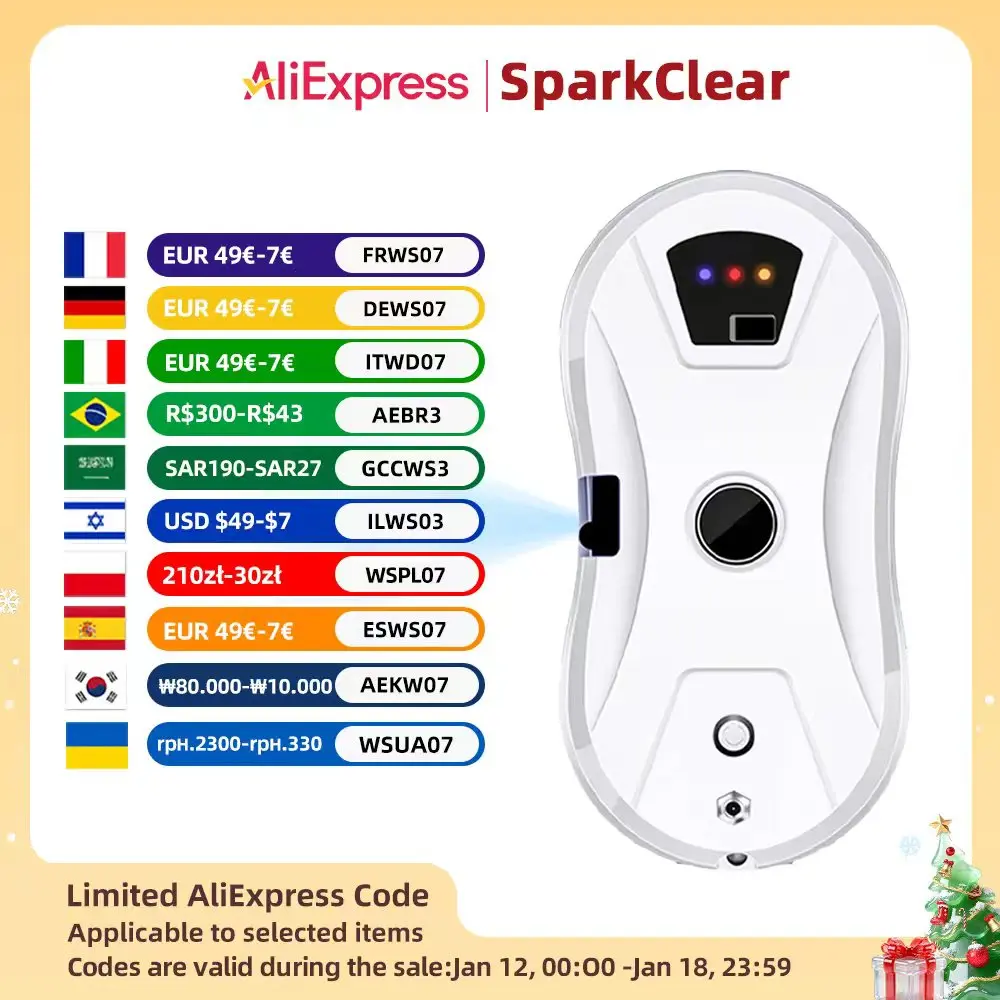 Intelligent Electric Window Cleaning Robot Automatic Water Spray Glass Washer Robotic with Remot Control Windows Washing Cleaner