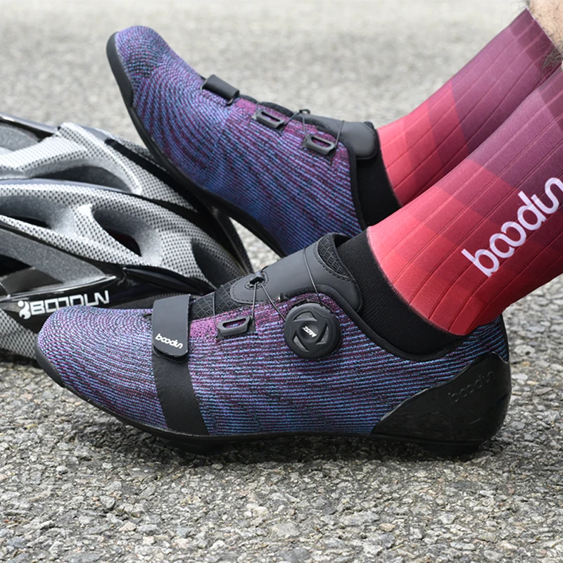 

Cycling Shoes Carbon Fiber Road Bike Shoes Breathable SPD Compatible MTB Cycling Shoes Outdoor Racing