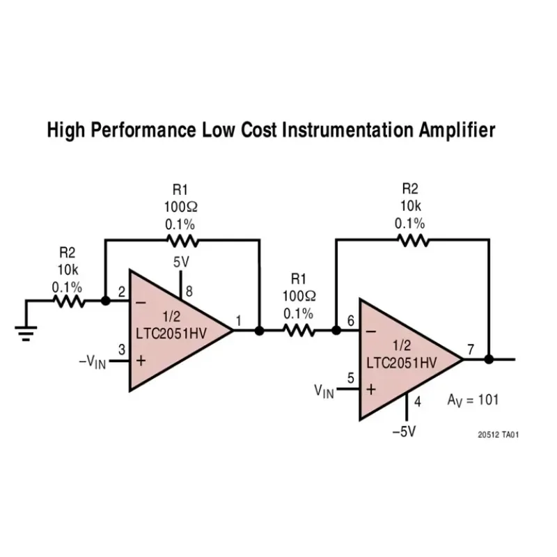 LTC2052CS LTC2052IS LTC2052HS LTC2052 - Quad Zero-Drift Operational Amplifiers