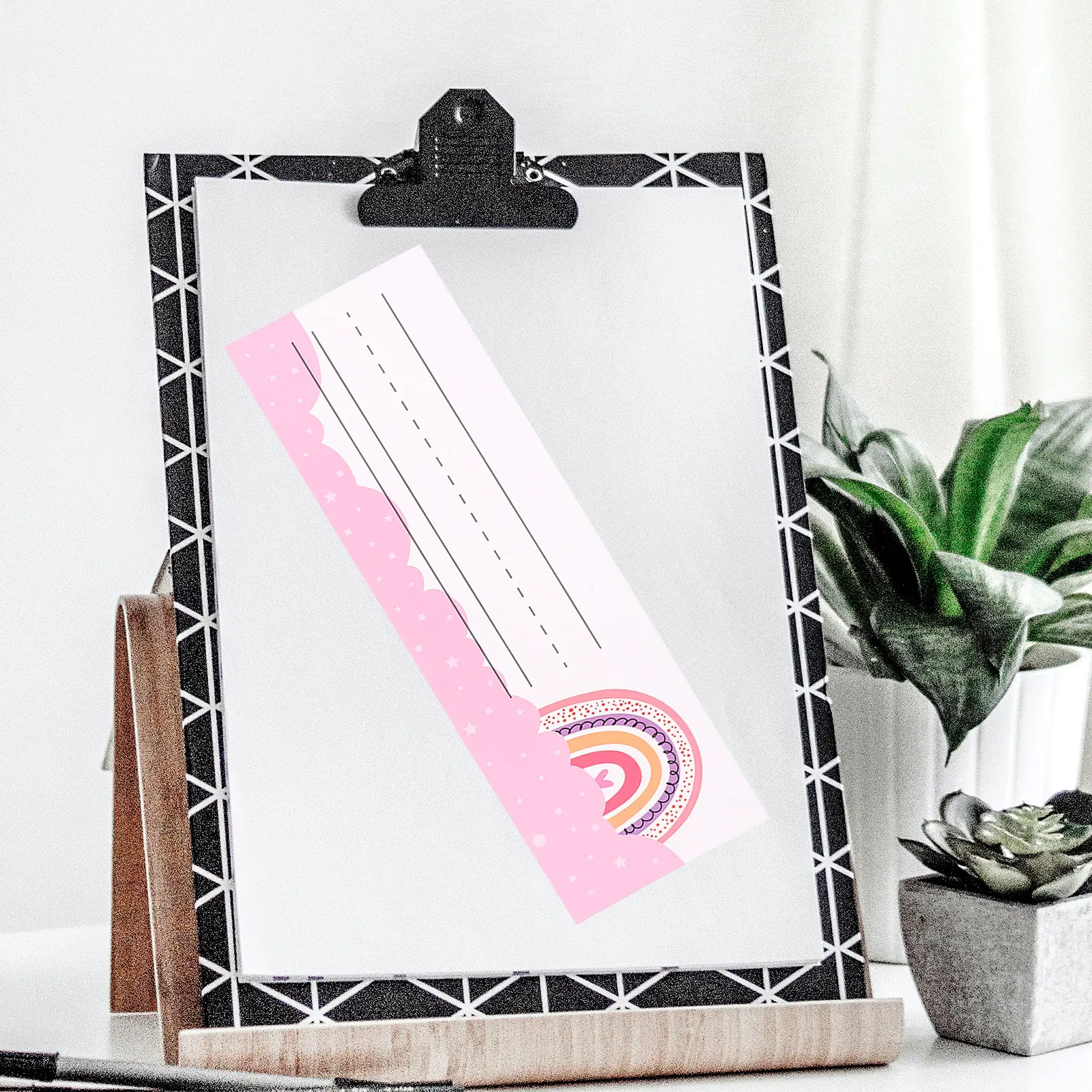 

15Pcs Paper Name Tags Desk Nameplates for Classroom Back to School Decor Student Name Labels Easy Peel Adorable Desk Nameplates
