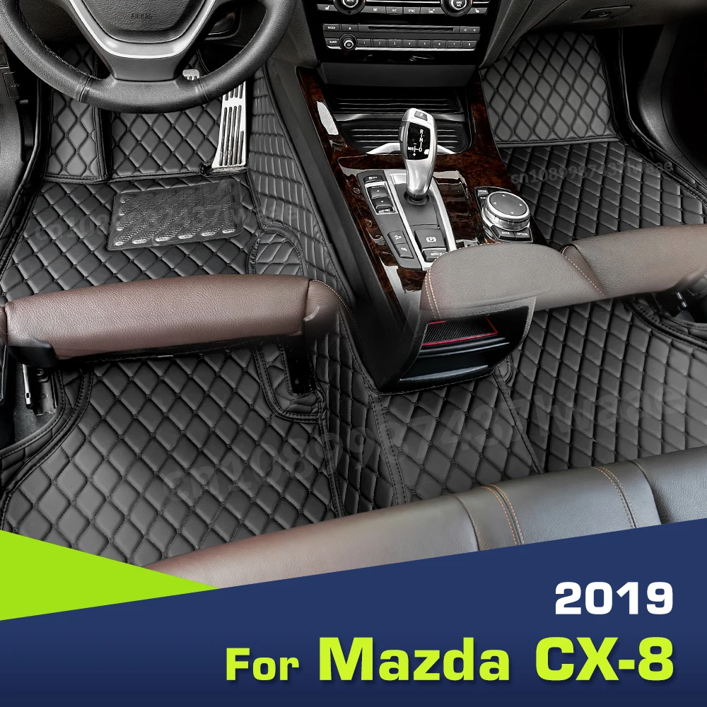 

Автомобильные напольные коврики для Mazda CX-8 2019, индивидуальные автомобильные накладки на ногу, аксессуары для интерьера