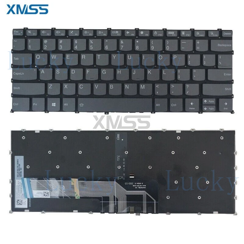 

f New Laptop US English Keyboard For Lenovo IdeaPad 5 14IAL7 5 14ABA7 Backlit
