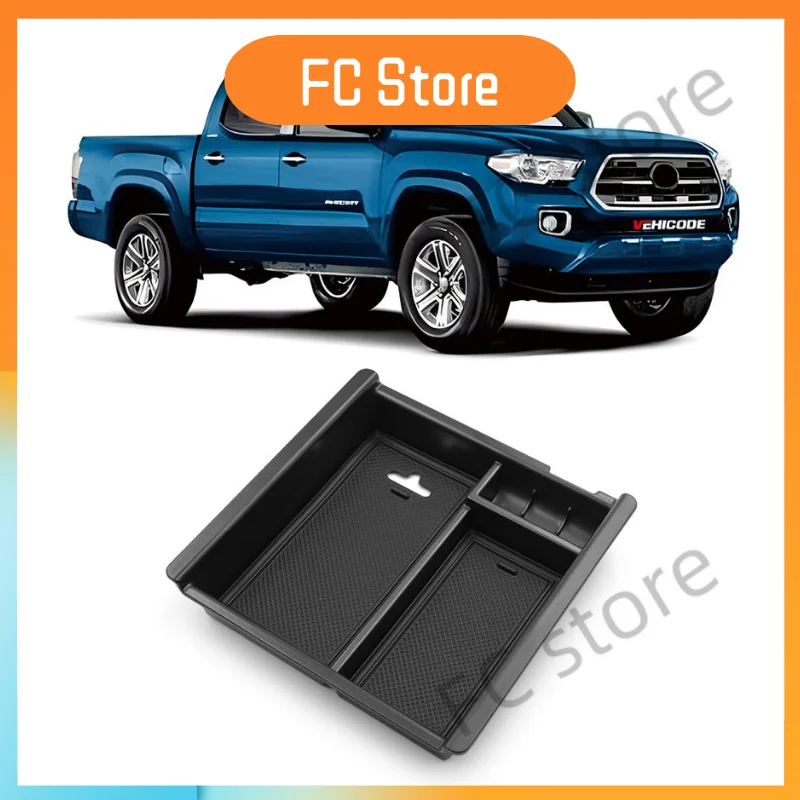 

For Toyota Tacoma 2016-2023 Center Console Organizer car Accessories Car supplies Material Insert Secondary Armrest Storage Box