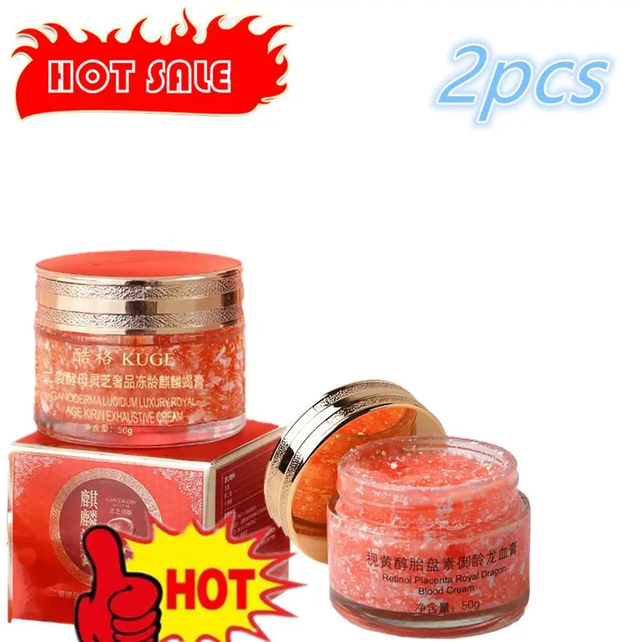 2PCS 50g Dragon Blood Cream Lazy Concealer Moisturizing Face Care Cream Repair Rejuvenation Facial Skin Face Tightening Skin