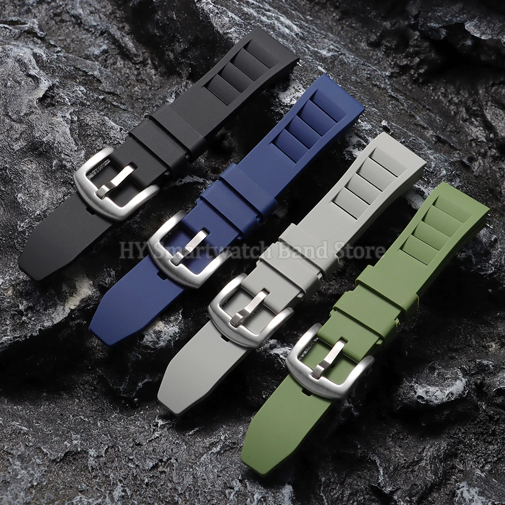 Ремешок для часов 20 мм 22 мм для Richard для Huawei Watch GT2/3/4, силиконовый водонепроницаемый ремешок для часов, мужской и женский спортивный браслет, замена